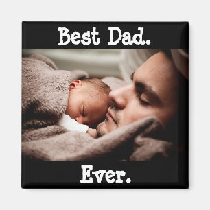Best Dad Ever Personalised Photo Magnet