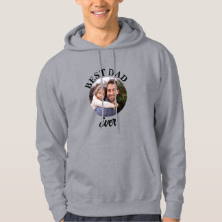Best Dad Ever Personalised Photo Template Hoodie