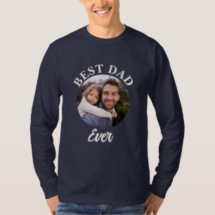 Best Dad Ever Personalised Photo Template T-Shirt