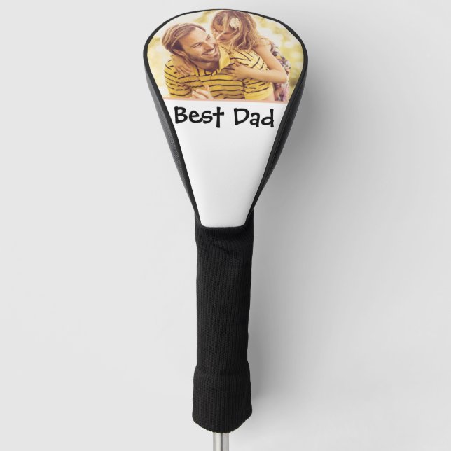 Best Dad Ever Personalized Father's Day Golf  Head Cover (Front)