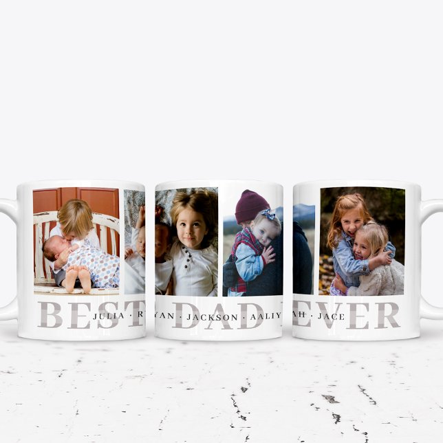 Best Dad Ever Personalized Photo Mug (Creator Uploaded)