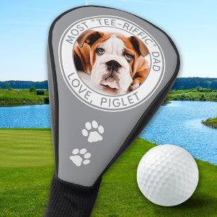 Best Dad Ever Pet Dog Photo Personalised Golf Head Cover