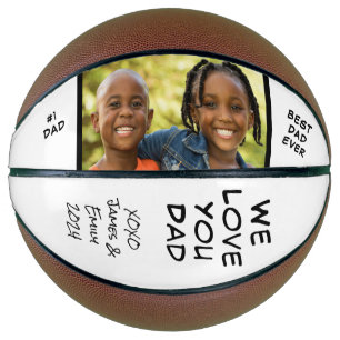 Best Dad Ever Photo Basketball