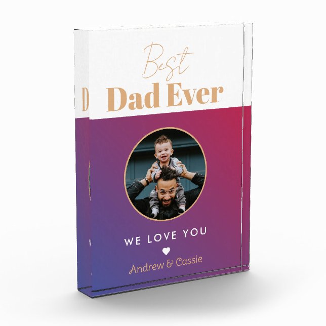 Best dad ever photo block (Left)
