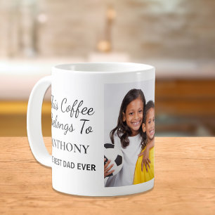 Best Dad Ever Photo Coffee Mug