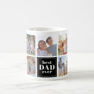 Best Dad Ever Photo Collage Coffee Mug