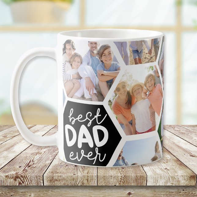 Best Dad Ever Photo Collage Coffee Mug (Creator Uploaded)