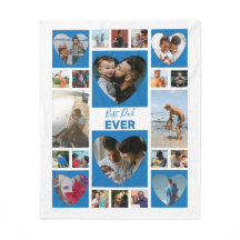 Best Dad Ever Photo Collage Father's Day