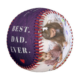 Best dad ever photo collage Happy Father's Day Baseball