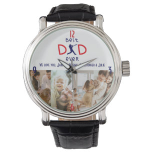 Best Dad Ever Photo Cool Unique Modern Fathers Day Watch