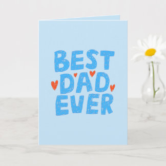 Best Dad Ever Photo Father’s Day Card