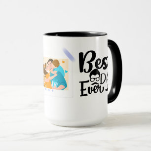 Best dad ever photo Father's Day Daddy Coffee Mug
