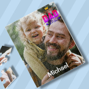 Best Dad Ever Photo Father's Day Jigsaw Puzzle