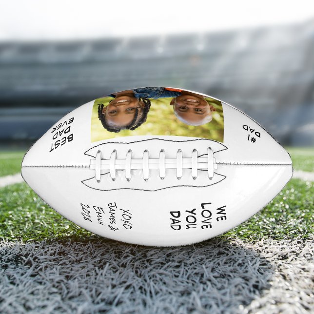 Best Dad Ever Photo Football (Creator Uploaded)