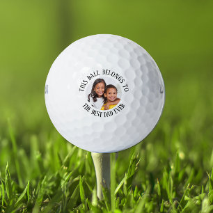 Best Dad Ever Photo Golf Balls