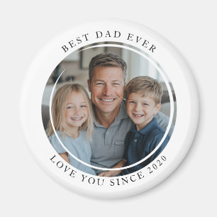 Best dad Ever Photo magnet