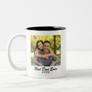 Best Dad Ever Photo Personalised Coffee Mug
