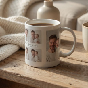 Best Dad Ever Photo   Personalized Father’s Day Coffee Mug