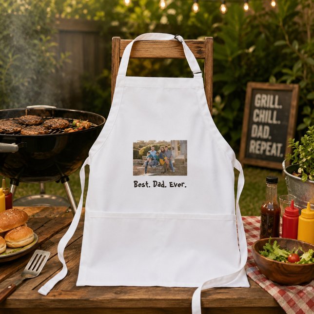 Best Dad Ever Photo Standard Apron (Creator Uploaded)