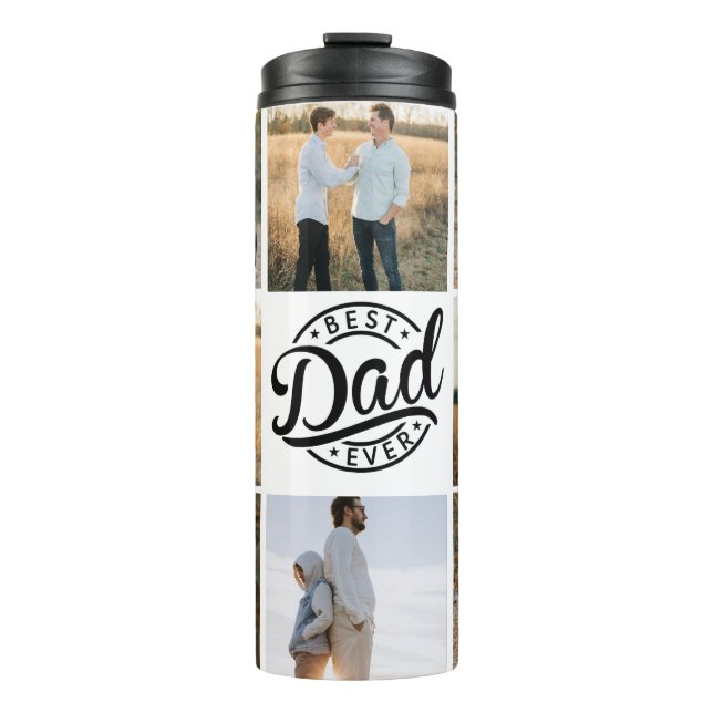 "Best Dad Ever" Photo Tumbler (Front)