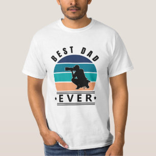 Best Dad Ever Photographer T-Shirt