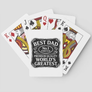 Best Dad Ever Playing Cards