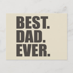Best Dad Ever Postcard