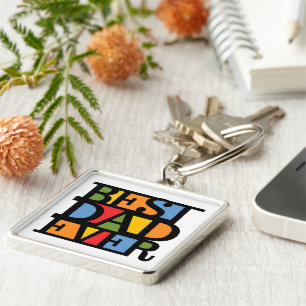 BEST DAD EVER premium key chain