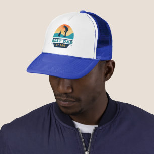 Best Dad Ever Retro Fathers Day Golf Lover Trucker Hat