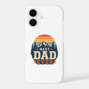 Best Dad Ever Retro Mountain Phone Case