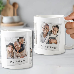 Best Dad Ever Retro Photo Coffee Mug
