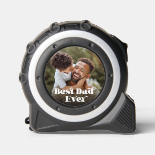 Best Dad Ever Retro Text Photo 1