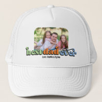 Best Dad Ever Retro Text Photo