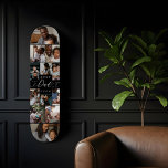 Best Dad Ever Script Father's Day Photo Collage Skateboard<br><div class="desc">Celebrate Father's Day with a one-of-a-kind gift that rides on love and memories. Our Best Dad Ever Photo Collage Skateboard is designed to feature 12 of your favourite family photos, creating a bold and personal tribute to the moments that matter most. The deck showcases a clean, modern photo collage layout,...</div>