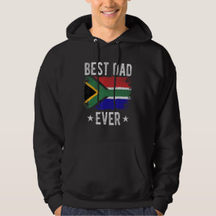 Best Dad Ever South Africa Flag Best South African Hoodie