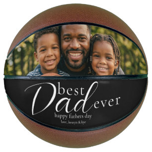 Best Dad Ever Sports Fathers Day Keepsake Photo Basketball