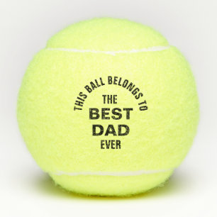 Best Dad Ever Tennis Balls