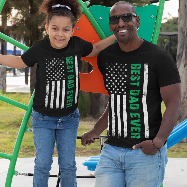 Best Dad Ever Thin Green Line Military Daddy T-Shirt (Creator Uploaded)