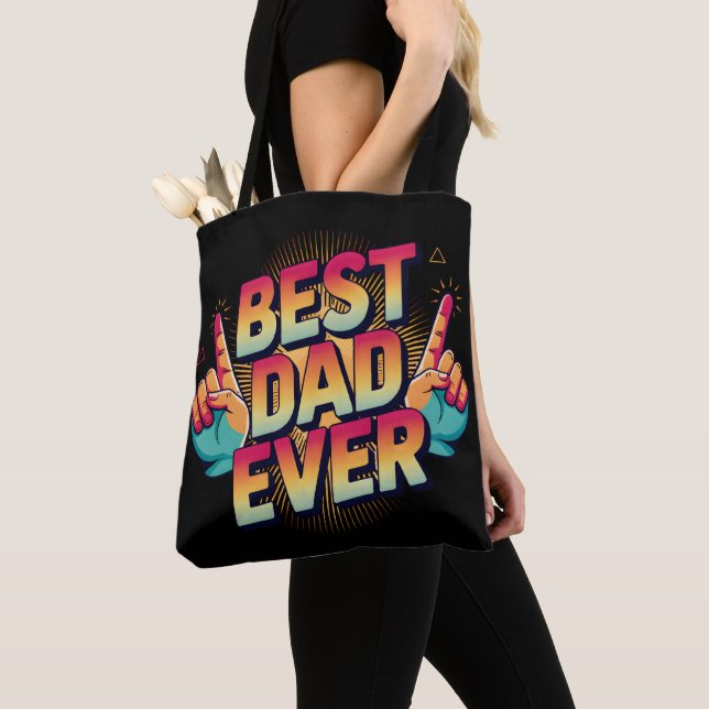 Best Dad Ever  Tote Bag (Close Up)