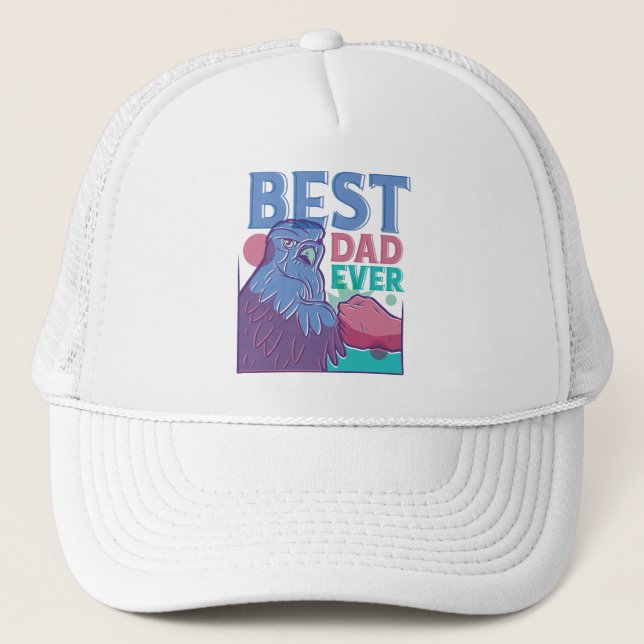 Best Dad Ever Trucker Hat (Front)