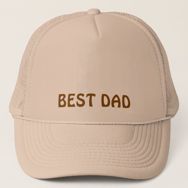 Best Dad ever Trucker Hat (Front)