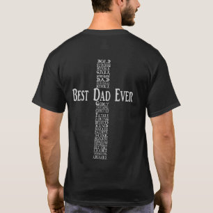 Best Dad Ever Tshirt, Christian Dad Gift T-Shirt
