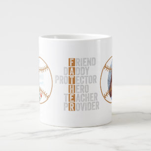 Best Dad Father Protector Hero Teacher Provider Large Coffee Mug