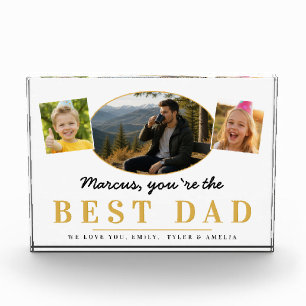 Best Dad Father’s Day Gift from Kids Photo Block