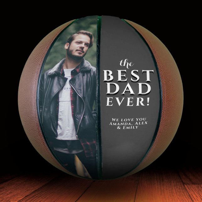 Best Dad Father`s Day Photo Basketball (Creator Uploaded)