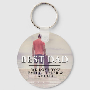 Best Dad Father`s Day Photo Key Ring