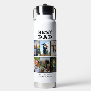 Best Dad Father's Day 6 Photo  Water Bottle