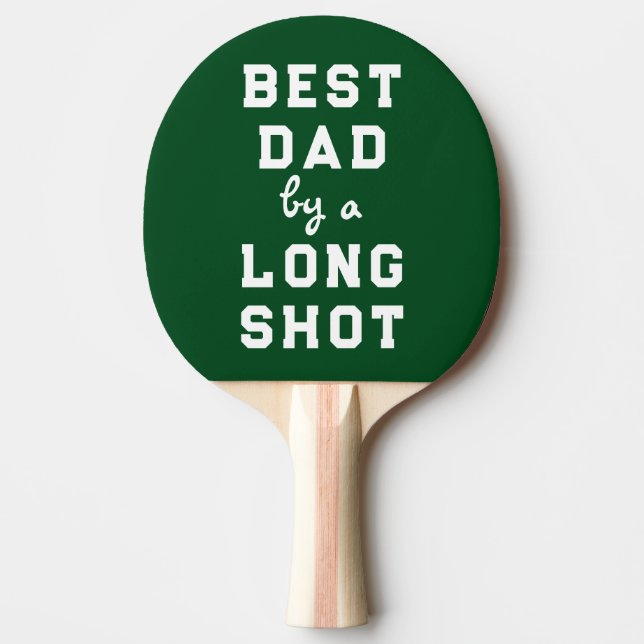 Best Dad Father's Day Gift Ping Pong Paddle (Front)