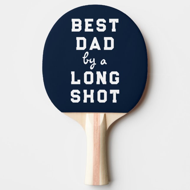 Best Dad Father's Day Gift Ping Pong Paddle (Front)
