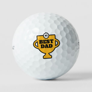 'Best Dad' Father's Day, Thoughtful Birthday Gift  Golf Balls